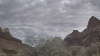 Weather camera view of Zion Canyon Village.