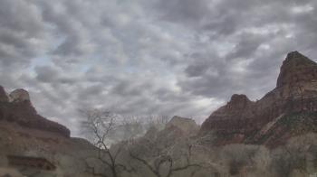 Weather camera view of Zion Canyon Village.