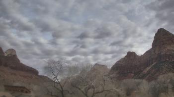 Weather camera view of Zion Canyon Village.