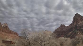 Weather camera view of Zion Canyon Village.