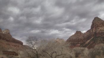 Weather camera view of Zion Canyon Village.