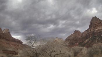 Weather camera view of Zion Canyon Village.