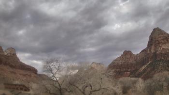 Weather camera view of Zion Canyon Village.