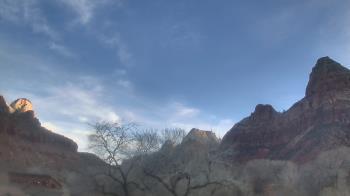 Weather camera view of Zion Canyon Village.