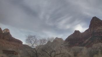 Weather camera view of Zion Canyon Village.