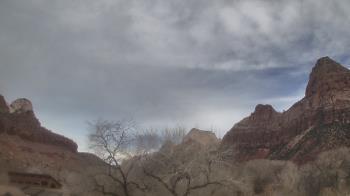 Weather camera view of Zion Canyon Village.
