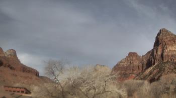 Weather camera view of Zion Canyon Village.