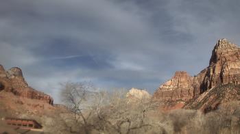 Weather camera view of Zion Canyon Village.