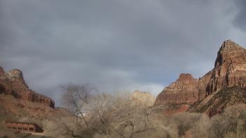 Weather camera view of Zion Canyon Village.