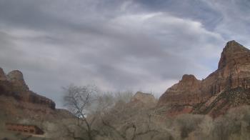 Weather camera view of Zion Canyon Village.