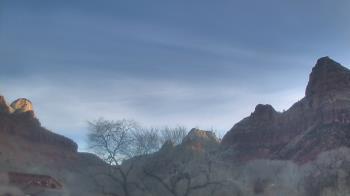 Weather camera view of Zion Canyon Village.