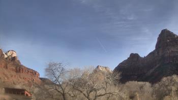 Weather camera view of Zion Canyon Village.