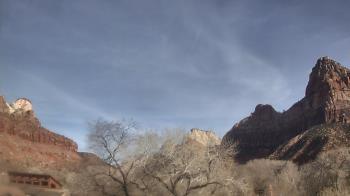 Weather camera view of Zion Canyon Village.
