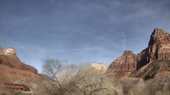 Weather camera view of Zion Canyon Village.