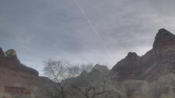 Weather camera view of Zion Canyon Village.