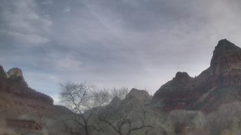 Weather camera view of Zion Canyon Village.