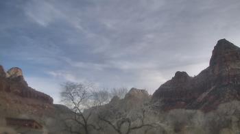 Weather camera view of Zion Canyon Village.