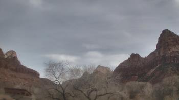 Weather camera view of Zion Canyon Village.