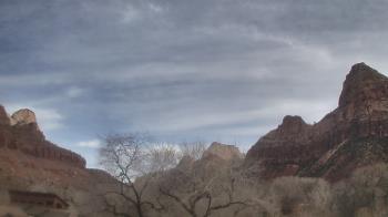 Weather camera view of Zion Canyon Village.