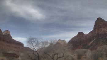 Weather camera view of Zion Canyon Village.