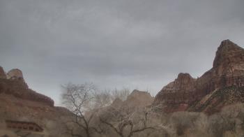 Weather camera view of Zion Canyon Village.