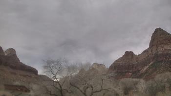 Weather camera view of Zion Canyon Village.