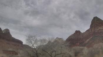 Weather camera view of Zion Canyon Village.