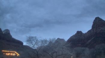 Weather camera view of Zion Canyon Village.