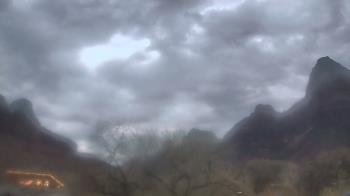 Weather camera view of Zion Canyon Village.