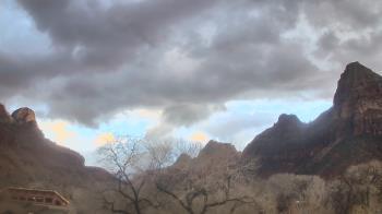 Weather camera view of Zion Canyon Village.