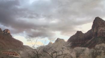 Weather camera view of Zion Canyon Village.