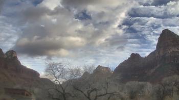 Weather camera view of Zion Canyon Village.