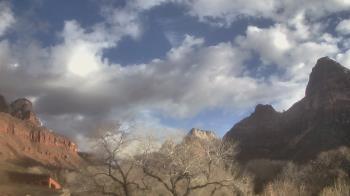 Weather camera view of Zion Canyon Village.