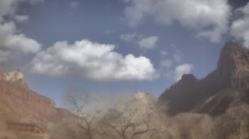 Weather camera view of Zion Canyon Village.