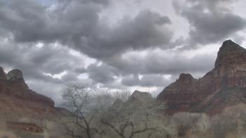 Weather camera view of Zion Canyon Village.