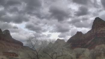 Weather camera view of Zion Canyon Village.