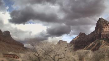 Weather camera view of Zion Canyon Village.