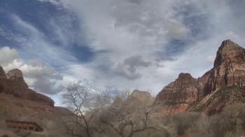 Weather camera view of Zion Canyon Village.