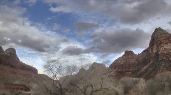 Weather camera view of Zion Canyon Village.