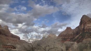 Weather camera view of Zion Canyon Village.