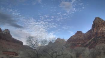 Weather camera view of Zion Canyon Village.