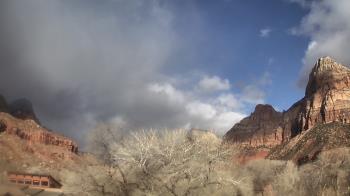 Weather camera view of Zion Canyon Village.