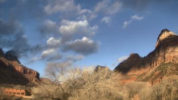 Weather camera view of Zion Canyon Village.