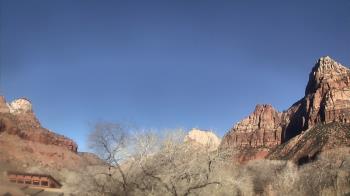Weather camera view of Zion Canyon Village.