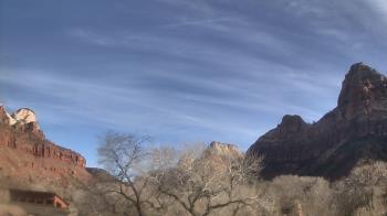 Weather camera view of Zion Canyon Village.