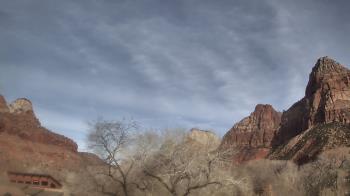 Weather camera view of Zion Canyon Village.