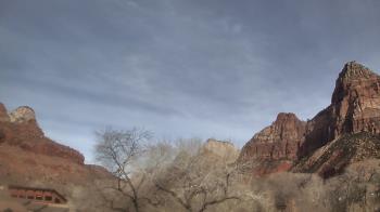 Weather camera view of Zion Canyon Village.