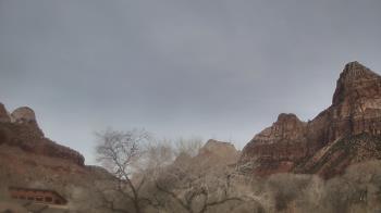 Weather camera view of Zion Canyon Village.