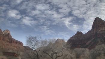 Weather camera view of Zion Canyon Village.