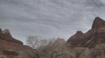 Weather camera view of Zion Canyon Village.